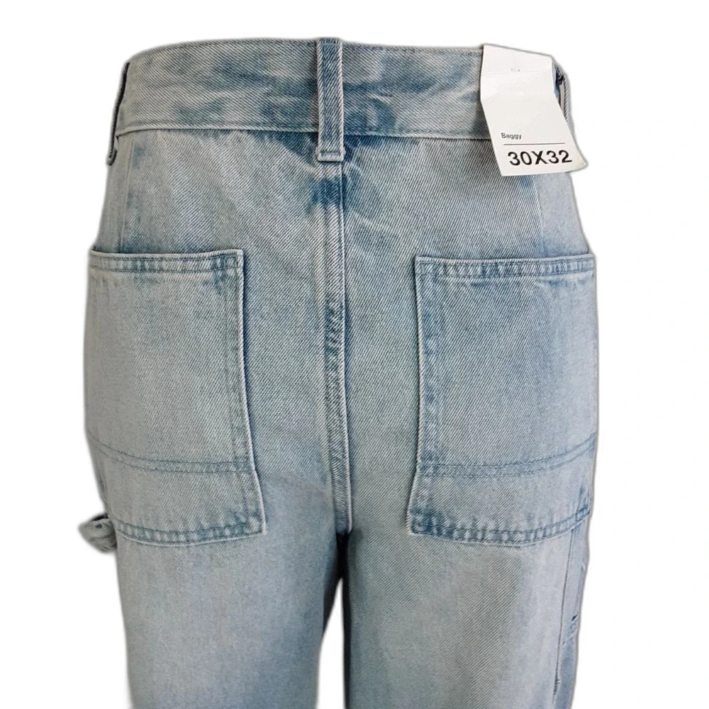 ORIGINAL USE Baggy Carpenters Denim Blue Jeans NWT Sz 30X32L - Unisex